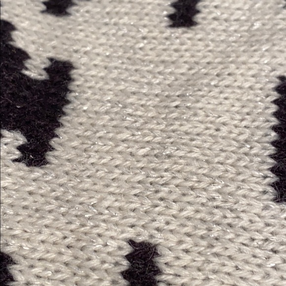 PRINCESS VERA WANG Crewneck Sweater Black & White Geometric Pattern-Small - Picture 4 of 4